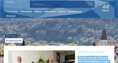 Desktop Screenshot of aalen-unterkochen.de